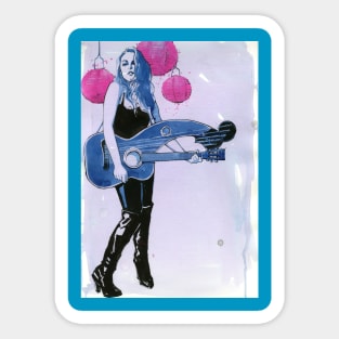 Julia Haltigan & the Dream Harp Guitar Sticker